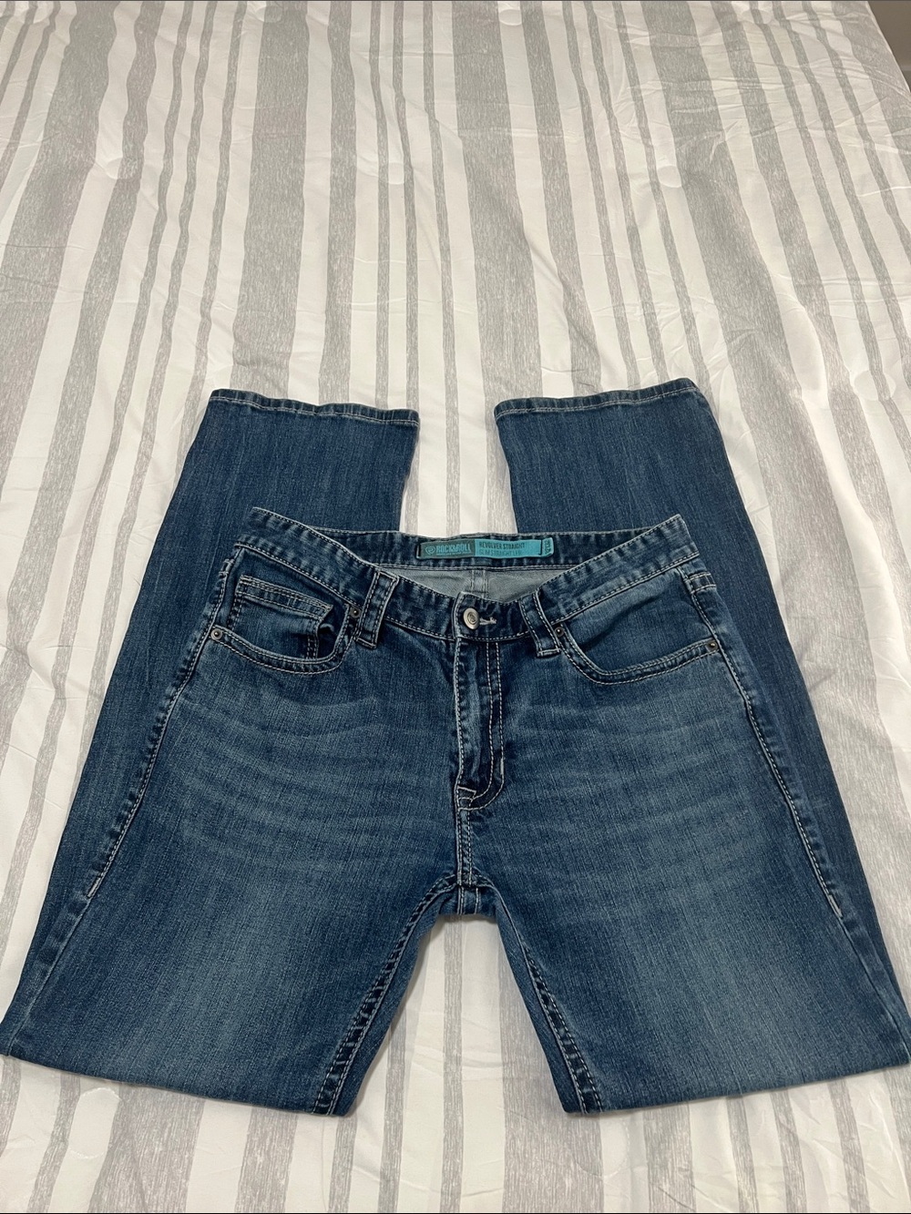 Rock & Roll Denim Revolver Slim Straight Jeans 32x32 - Excellent Condition